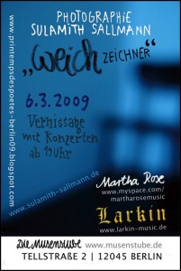 Flyer der Ausstellung Weichzeichner